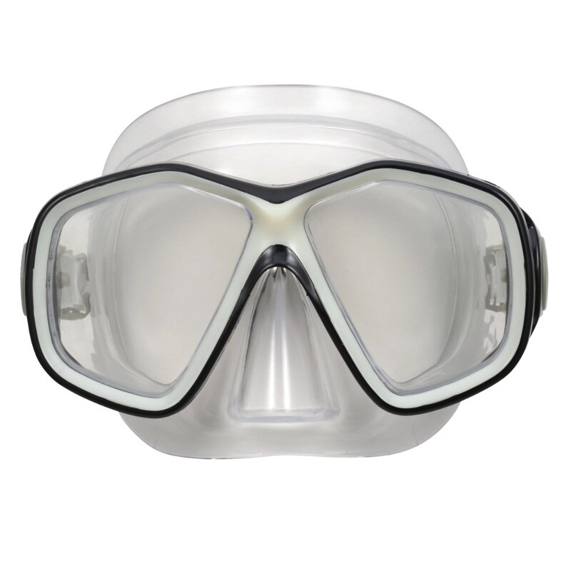 U.S. nurkowie bawią się w kombinację nurkowania z rurką dla dorosłych-w zestawie maska i fajka (czerń i piasek)