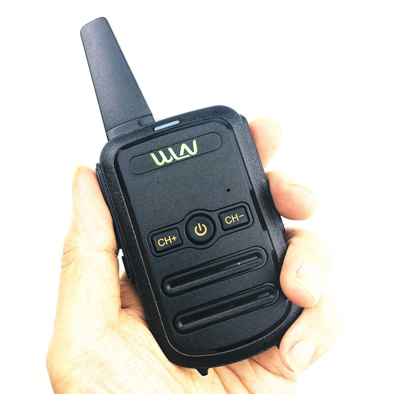 WLN-MINI walkie-talkie profesional, 2 piezas, KD-C52, color, ultrafino, ultrapequeño, carga directa por USB