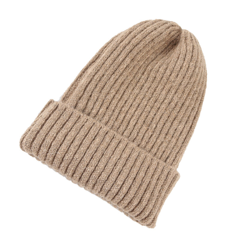 2022 nouveaux chapeaux d'hiver pour femmes hommes tricoté couleur unie montre casquette pour filles Skullies bonnets femme chaud hiver Bonnet casquette décontractée