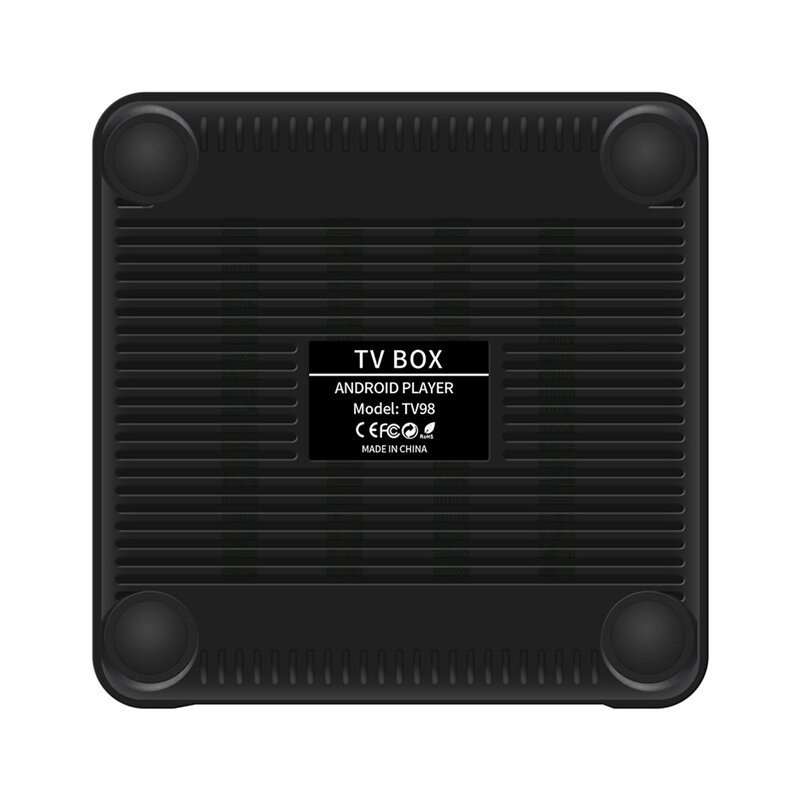 Tv98 Tv Box 1G + 8G 2.4G & 5G Wifi Allwinner H313 4K X 2K Android 12 Settopbox Tv98 Mediaspeler