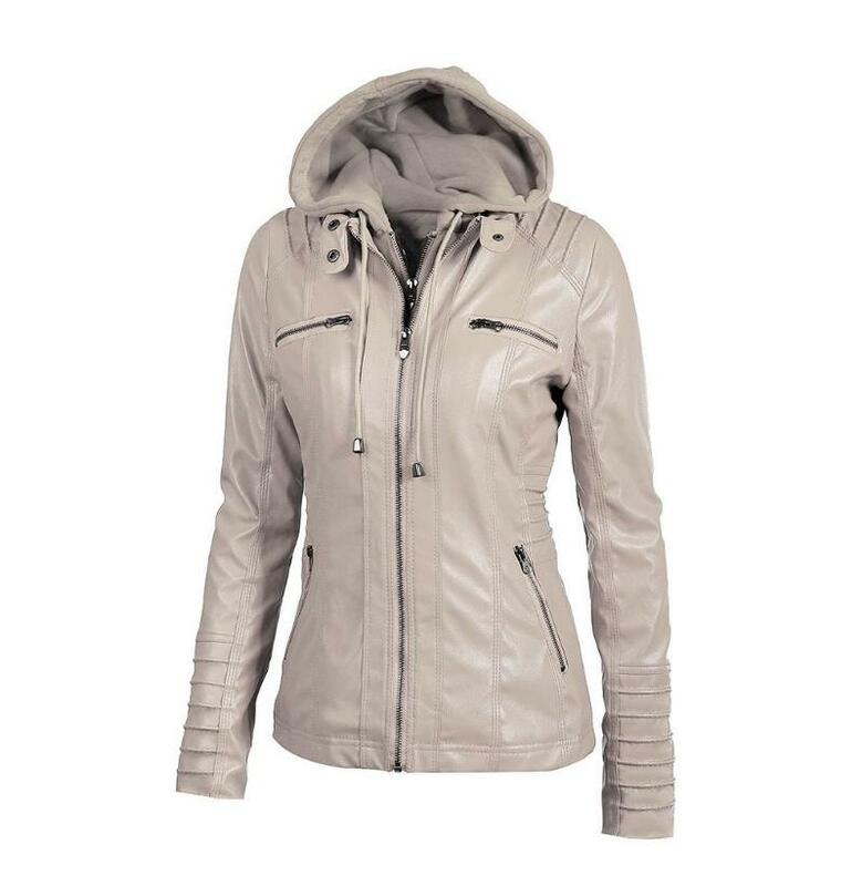 Winter Faux Leather Jacket Women Casual Basic Coats 2024 Ladies Basic Jackets Waterproof Windproof Coats Female Ropa de Mujer