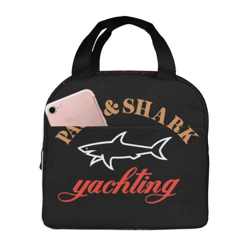 Terbaik untuk dibeli-Paul dan Sharks Yachting tas makan siang kotak Bento tas makan siang dapat dipakai kembali tas pendingin termal untuk kantor siswa wanita