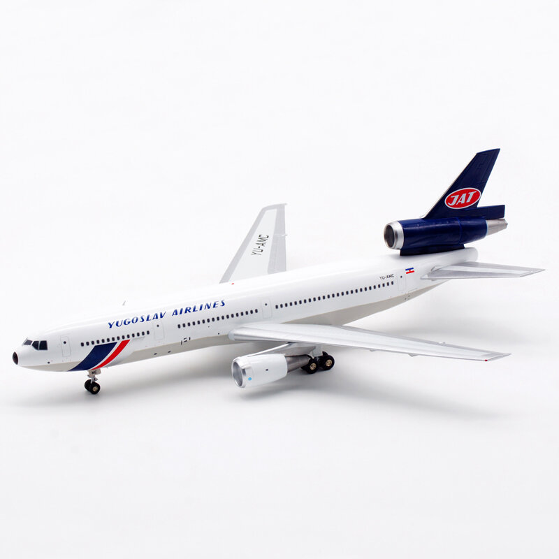 Juguete de avión de aviación Civil, Avión de aleación y plástico de DC-10-30, escala 1:200, simulación de colección de regalo