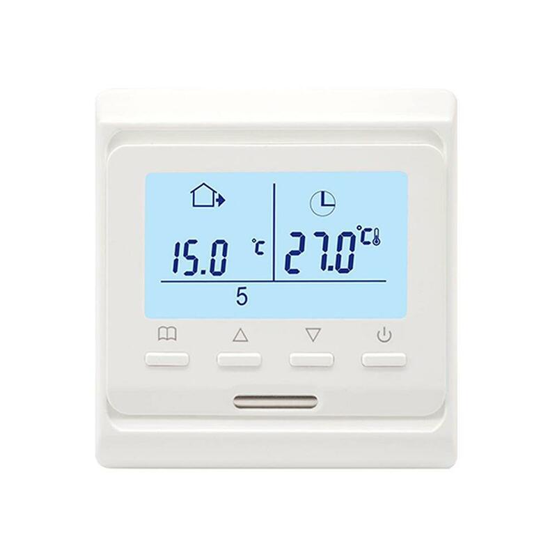 Termostato da sala digital, aquecimento radiante, controlador de imperatura ajustável, LED Flush, energia Touchscreen, L A5A0