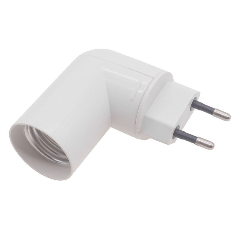 Smart Home Eu Plug Adapter Socket PBT PP To E27 Led Lamp Base Sockets Converter Socket English To Normal Domotica Security Prote