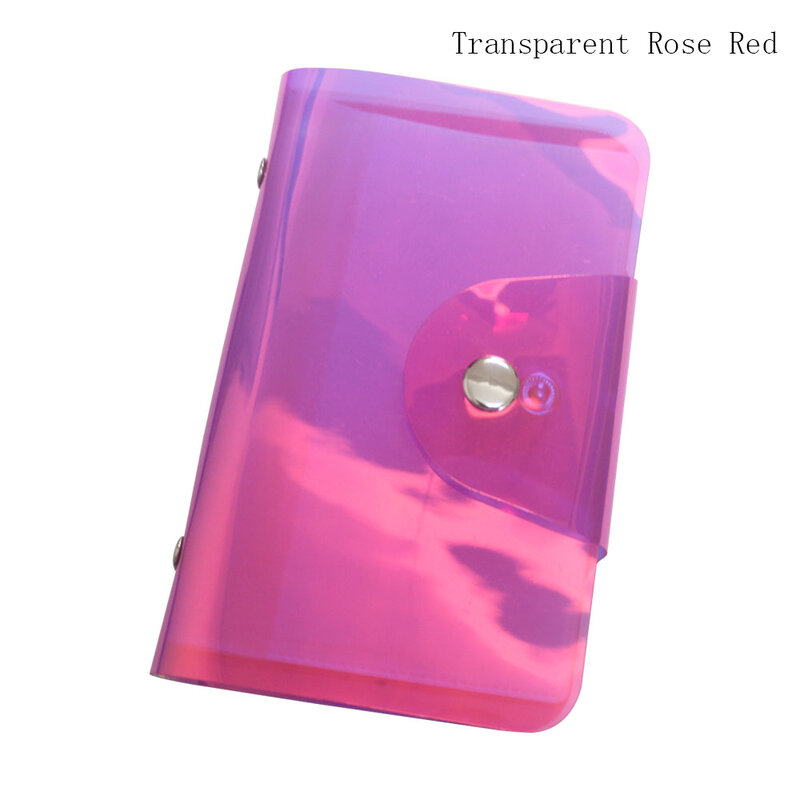 20Slot Seri Transparan Pemegang Pelat Cap Holografik Tas Cap Seni Kuku Pelat Baja Penyimpanan Templat Cap Album