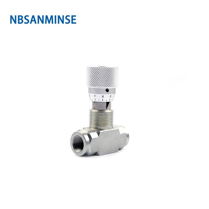 NBSANMINSE 1 szt. Zawór dławiący wysokociśnieniowa typu STB G1/4 3/8 1/2 3/4 1 części do inżynierii przemysłu stali węglowej