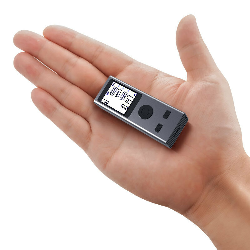 Telêmetro a Laser Digital Inteligente, Inteligente, Mini Carregamento USB, Recarregável, Portátil, Medidor de Distância, 30m