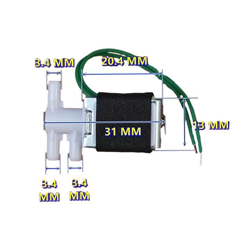 Dc 9V Magneetventiel Normaal Gesloten Elektronische Controle Luchtklep Instrument Apparatuur Diy Accessoires