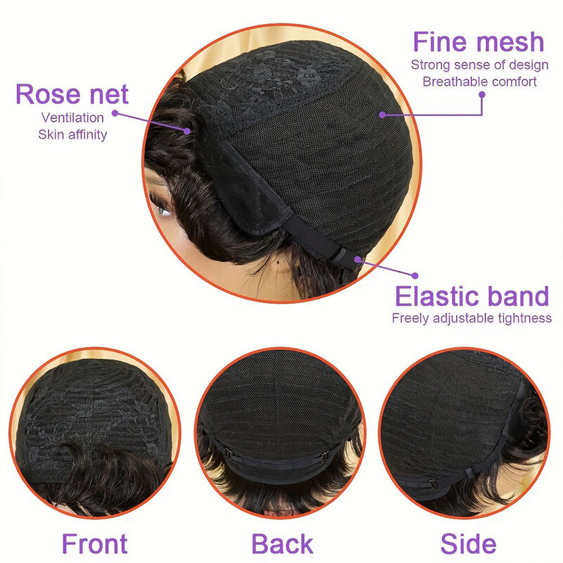 Pelucas Afro rizadas sin pegamento para mujeres negras, sin pegamento, suaves, negras, grandes, hinchables, suaves, de aspecto Natural