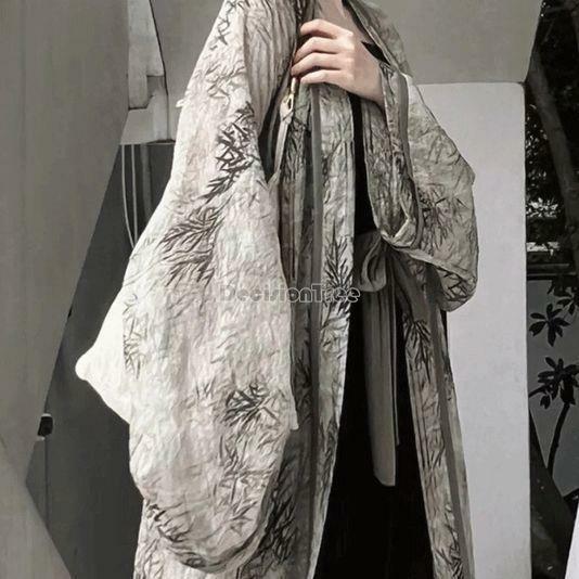 2023 hanfu women's new chinese style improved song dynasty han elements daily two-pieces elegant loose hanfu set s663