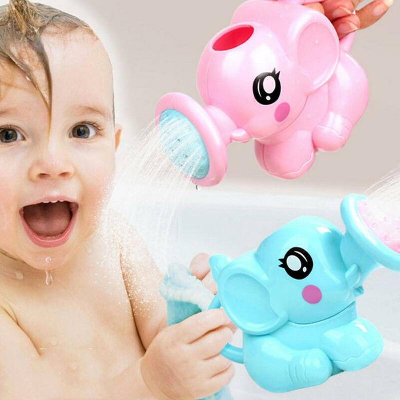 Bambini elefante annaffiatoio giocattoli da bagno simpatico cartone animato strumento doccia nuoto giocattoli d'acqua per ragazzi ragazze regali