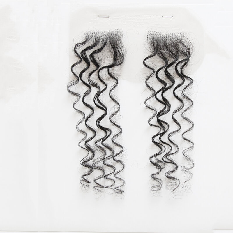 Rayas de borde de cabello de bebé de encaje HD 4 piezas, cabello humano virgen, reutilizable, más Natural, reutilizable, 4 piezas