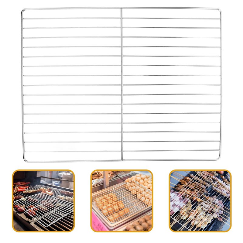 Outdoor Grill Net Burner Replacement Barbecue BBQ Cooking Grate Stainless Steel Mesh