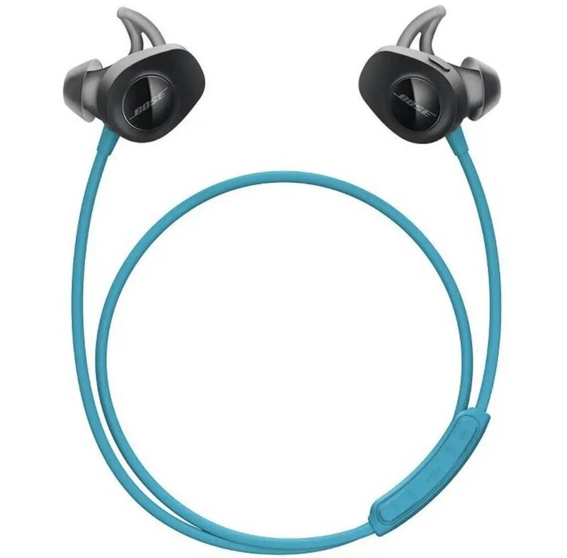 SoundSport Wireless Bluetooth In Ear Headphones Earbuds Aqua Blue Sport Earbuds