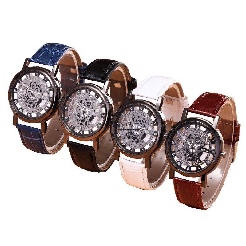 2022 Quartz Watch Fashion Hollow Belt Watch Non-Mechanical Watch Couple Watch for Men and Women