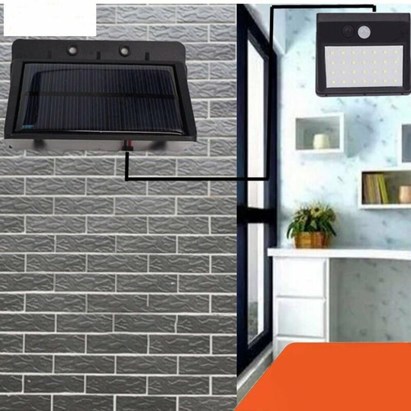 태양열 모션 센서 조명, 방수 인체 유도 벽 조명, 태양열 발전 가로등, 정원 장식, 30 LED, 인기