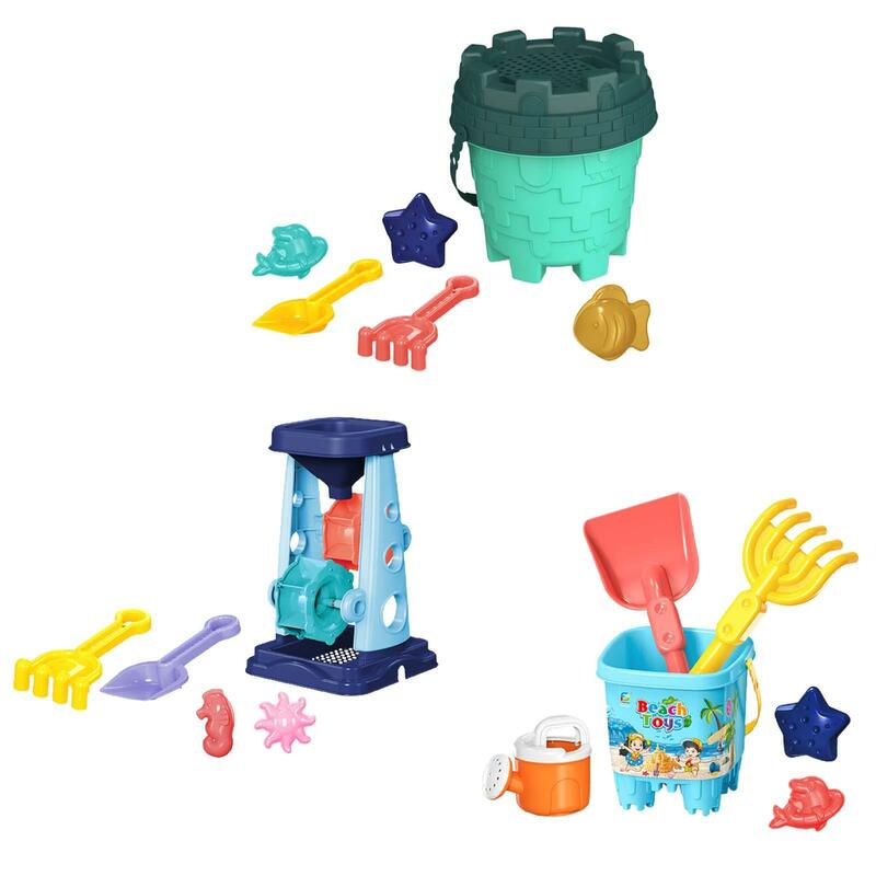 Mainan pasir pantai untuk anak luar ruangan hadiah ulang tahun prasekolah untuk anak laki-laki dan perempuan