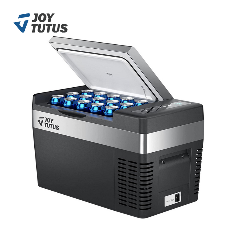 Joytutus 25l geladeira carro 12v/24v portátil carro geladeira compressor congelador frio ou calor para casa viagem barco acampamento refrigerador