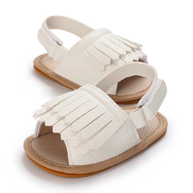 Baby Girls Sandals Toddler Girl Shoes For Summer Baby Girls Toddler Outdoor Wedding Dress Sandals Soft Breathable Crib Shoes