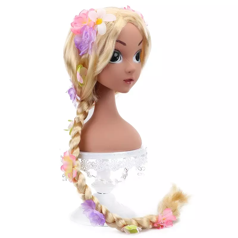 AICKER Long Blonde Rapunzel Wigs For Kids - Princess Girl Costume Cosplay Fairytale Ball Braid Wigs For Halloween Christmas Part