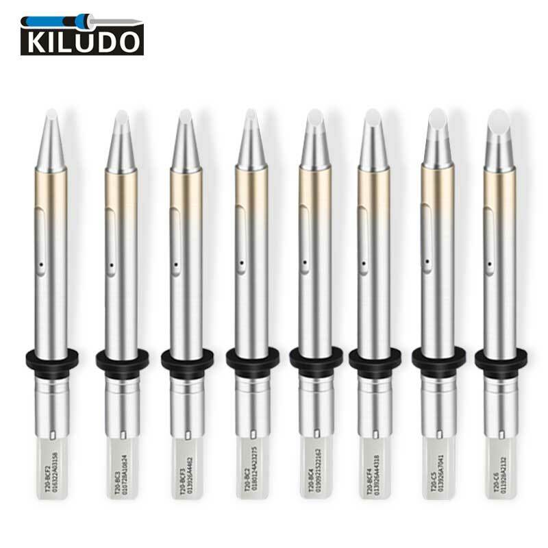 KILDUO-Ensemble de têtes de fer de haute qualité, 0102PDLF04, compatible avec la poignée de fer électrique Ersa i-con
