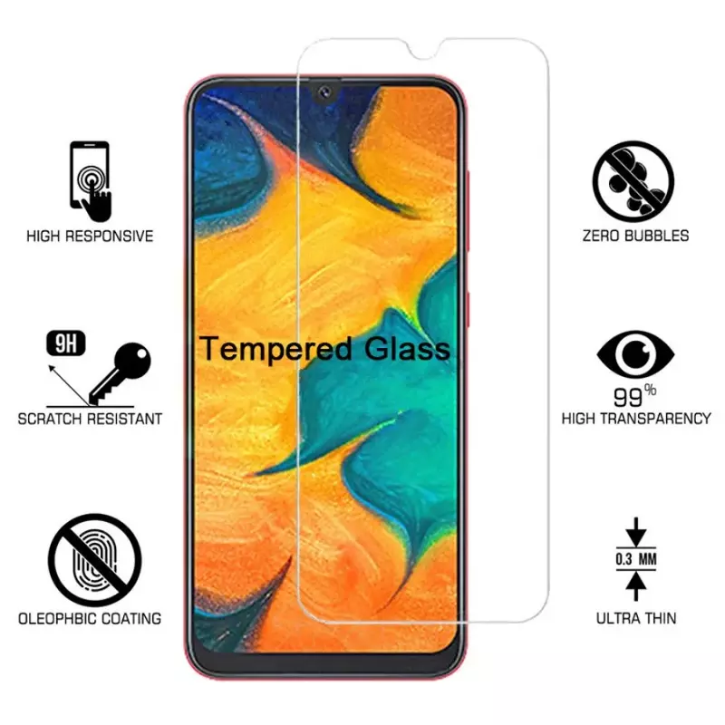 Kaca Tempered untuk Samsung Galaxy S10 S20 Plus Ultra 5G S10E pelindung layar untuk Samsung Note 20 10 Ultra Plus kaca film