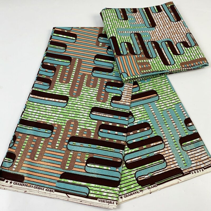 Tecidos de cera dourada Super-V, alta qualidade, tecidos nigerianos para patchwork Y7, novo estilo, 2023