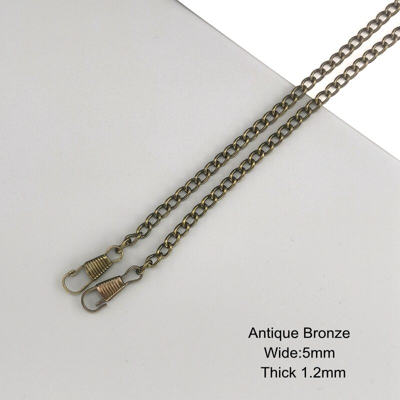 Cadena en forma de O de 120cm, hebilla Simple, tira de cadena para bolso, correa de hombro cruzada, accesorios para bolso