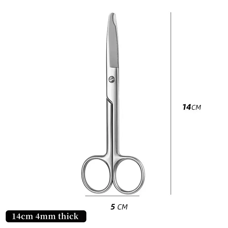 Stitch Scissors Remove Suture Scissors Stainless Steel Surgery Wire Cutter Medical Trimming Crescent Notch Scissors 12.5cm /14cm