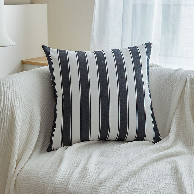 Federa in cotone semplice griglia stile scozzese comoda fodera per cuscino per divano letto auto soggiorno 45x45cm cuscini decorativi
