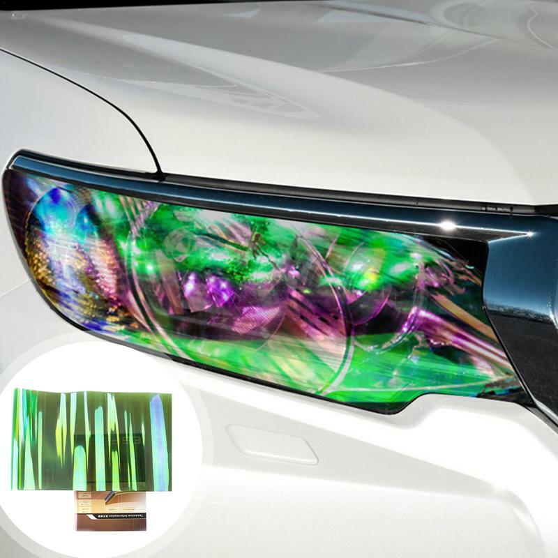غشاء صبغة المصابيح الأمامية ذاتية اللصق للسيارة ، أفلام ملونة للأضباب والأضواء الخلفية ، ورقة ، من من من من من إنتاج من أجل صبغ الفانوس الأمامي للسيارة
