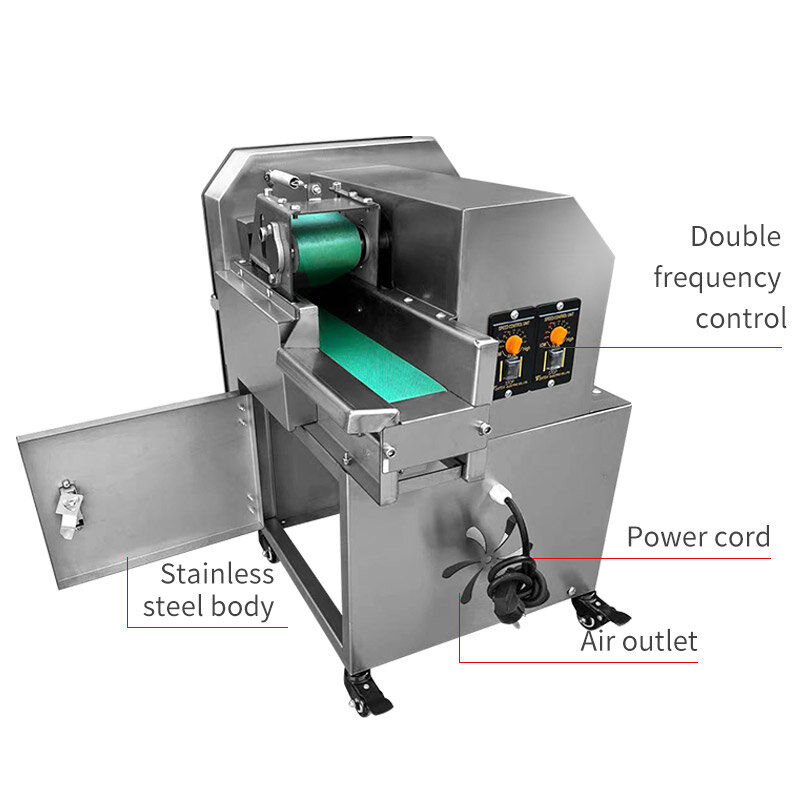 เครื่องที่ตัดผัก CNC ตั้งโต๊ะความเร็วสองเท่าเครื่องหั่นย่อยอาหาร
