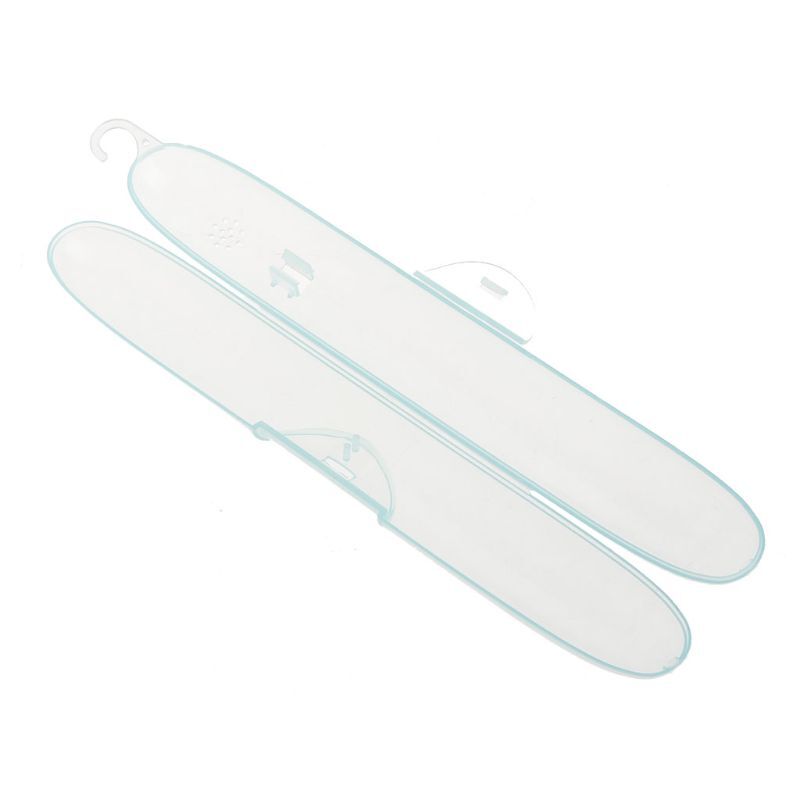 23x3.5x3cm Plastic Toothbrush Holder Box Transparent Travel Portable Protective Dropship