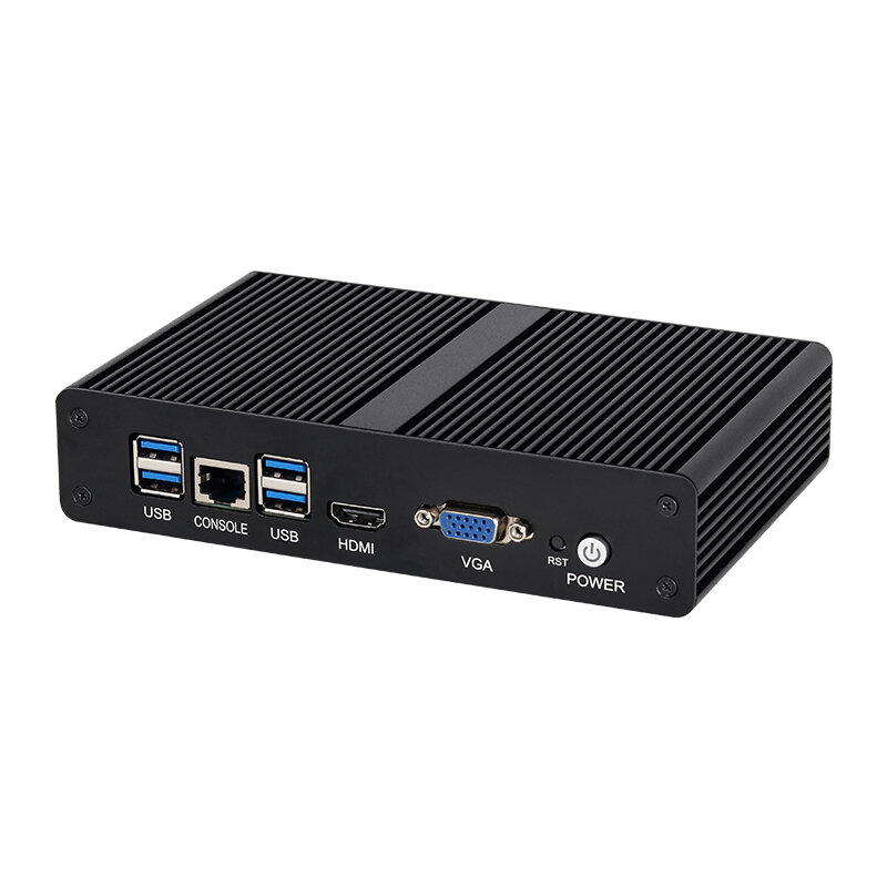 Mini PC Router senza ventola Intel Pentium 4405U 6x Gigabit Ethernet WiFi 3G 4G LTE Slot SIM Windows Linux Pfsense