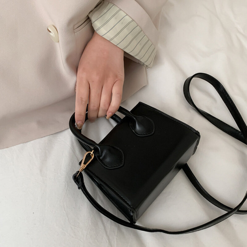 Borse da donna adorabili di alta qualità moda Design semplice borse a tracolla in tinta unita borse da vacanza Casual