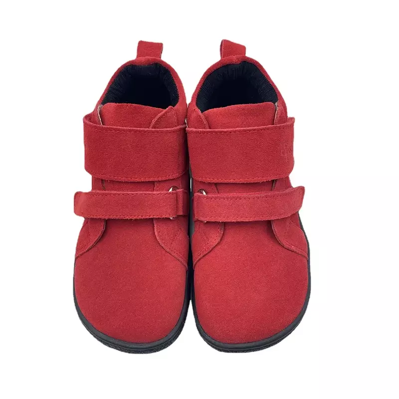 Tipsietoes Top-Marke Barfuß Leder Baby Kleinkind Mädchen Junge Kinder Schuh für Mode Frühling Herbst Winter Stiefeletten breitere Zehen box