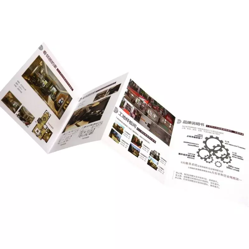 Op Maat Gemaakt Product. Promotion Goedkoop Aanpassen Afdrukken Flyers Folders Brochure Pamflet