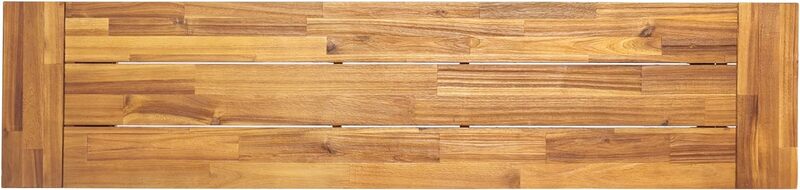 Christopher Knight Home-banco de madera de Acacia y Metal rústico para exteriores, Carlisle, acabado de chorro de arena, Metal rústico, 14. 75x63x17. 5