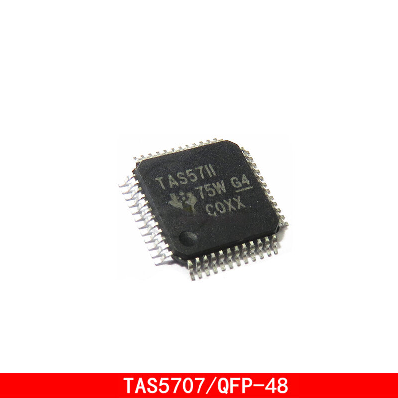 1-5 peças tas5707 tas5707phpr qfp48 classe d amplificador de áudio ic em estoque