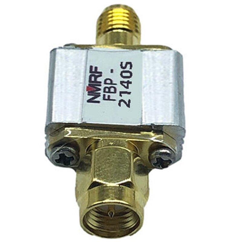 NMRF Signal Band Pass Filter, Filtro Bandpass, SAW 2140Mhz, Interface SMA, reduzir o ruído, UMTS, 1DB, 1 Pc, 2140Mhz