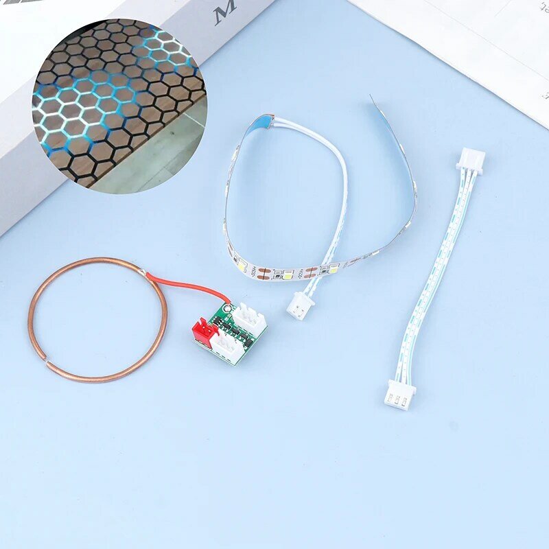 Plastic Riviertafel Luchtscheidingsaanraakinductieschakelaar Aanraakinductielampje Set Cellulaire Spoel Lichtstrip Accessoire