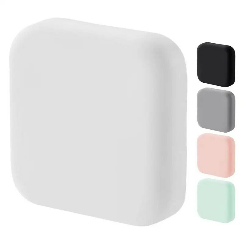 1PC Silicone Door Handle Bumpers Self Adhesive Deurstopper Protection Porte Pad Mute Sticker Square Wall Protector Buffer Pad