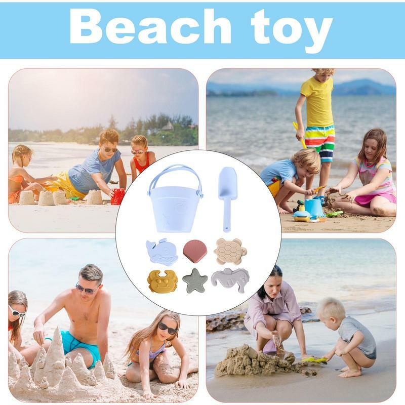 Praia areia viagens brinquedos para crianças, engraçado e verão festa Playsets, atividades ao ar livre, melhora Fine, idades 3, 8pcs
