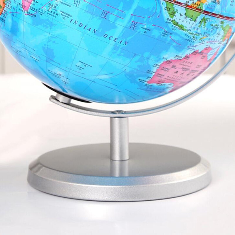 Mapa del mundo de la tierra para niños, juguete educativo de 20cm, para decoración de escritorio, miniaturas de ayuda para la Oficina y el hogar, regalo