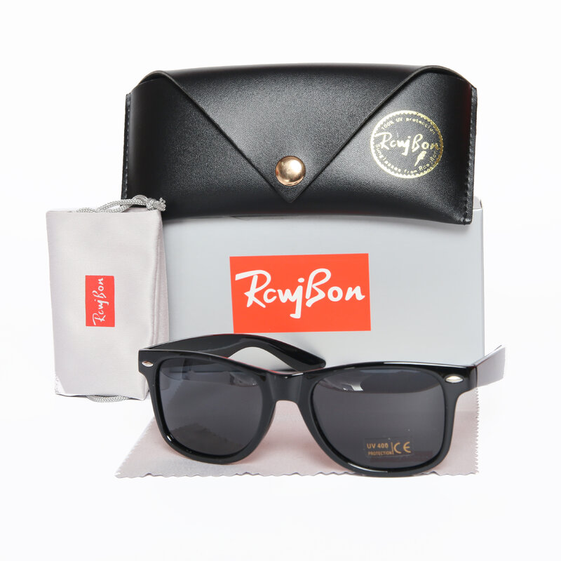 RCWJBON-polarizada Wayfarer Sunglasses, Unisex Driving Sunglasses, Luxury Fashion Designer Sunglasses, UV400 Revestimento Eyewear, RB2140