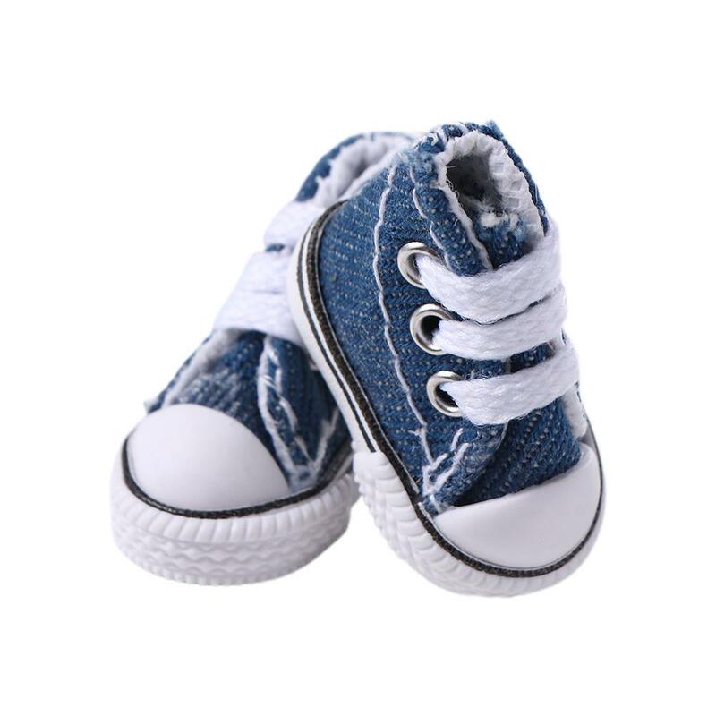 Zapatos informales de lona para niñas, zapatillas para muñecas BJD, zapatos para muñecas Blyth, 3,5 CM