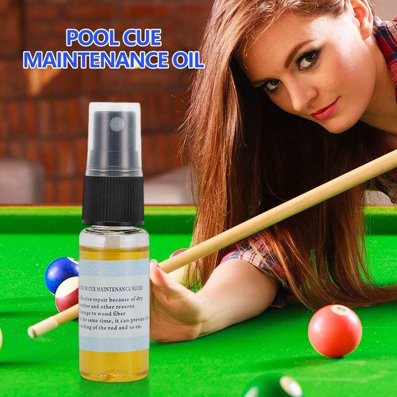 Kij bilardowy olej smarowy klubowy olej konserwacyjny 20ml klub Snooker olej smarowy bilardowy środek do czyszczenia kija i odżywki olej smarowy bezpieczeństwa