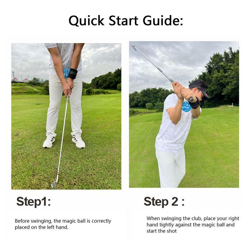 Tragbarer Golf Swing Trainer Ball Golf Swing Haltungs korrektor Trainings hilfe Bälle verstellbare Handgelenk Ärmel Golf Trainings ball