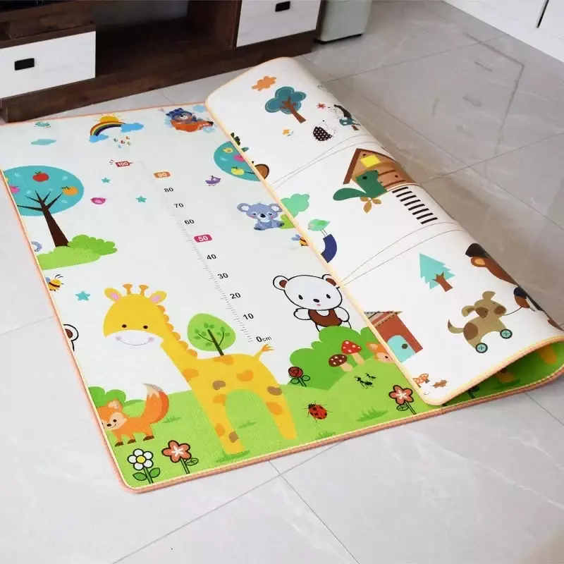1Cm Epe Milieuvriendelijke Dikke Baby Kruipen Speelmatten Opvouwbare Mat Tapijt Speelmat Voor Kinderen Veiligheid Mat Kleed Speelmat Speelmat